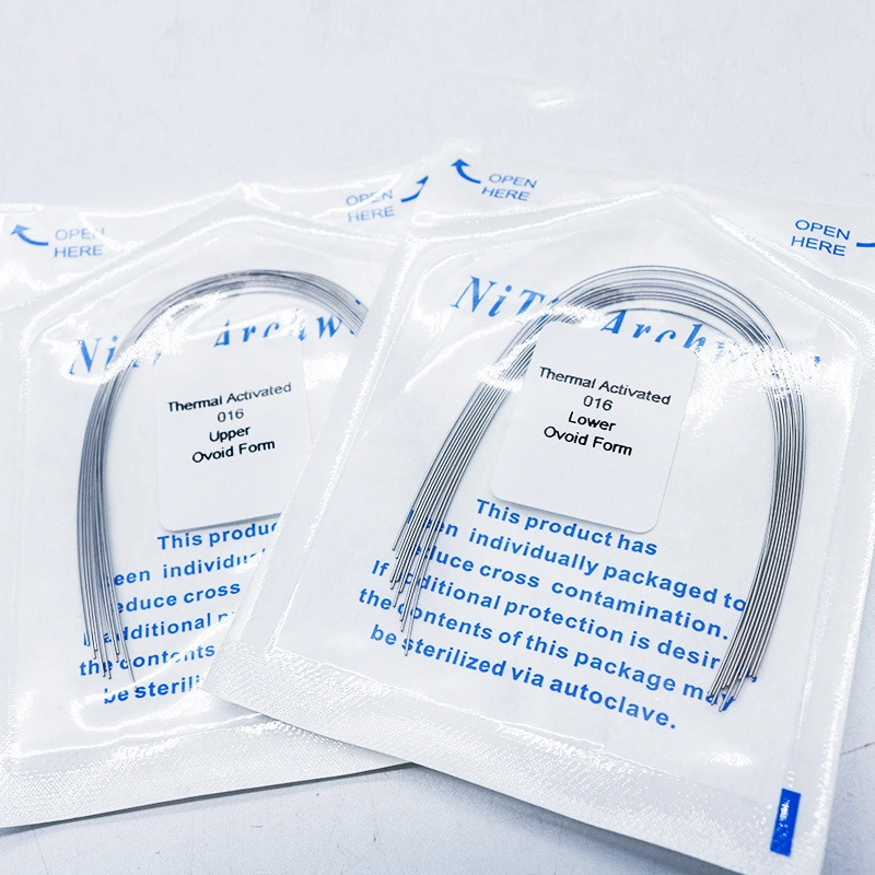 Dental Orthodontic Material Round/Rectangle Teeth Niti Arch Wires