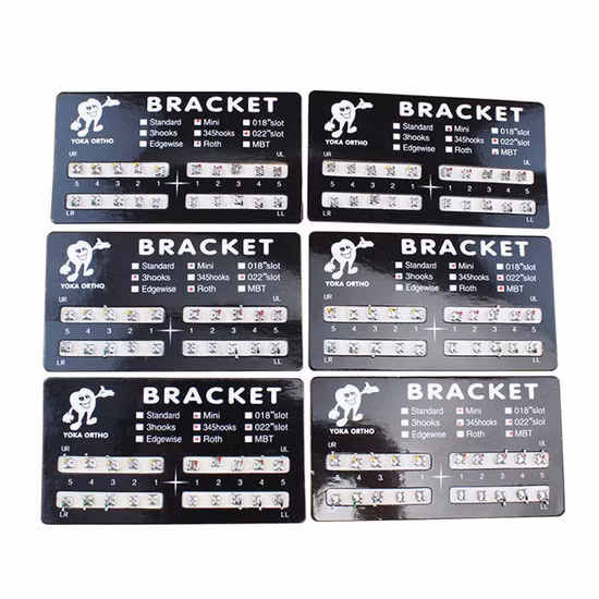 Mesh Standard Mini Mbt 0.018/0.022 Slot Metal Brackets Ortho