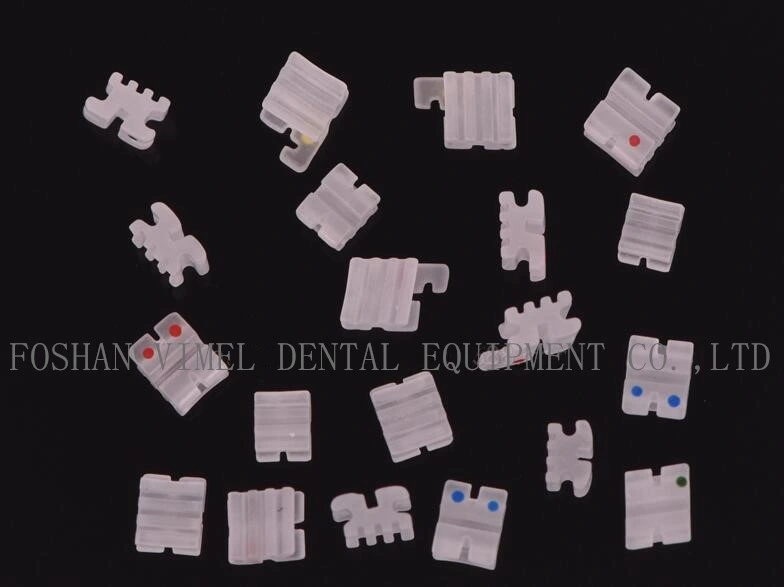 Dental Ortho Sapphire Ceramic Bracket Monocrystalline Mini Roth. 022, Hooks 345