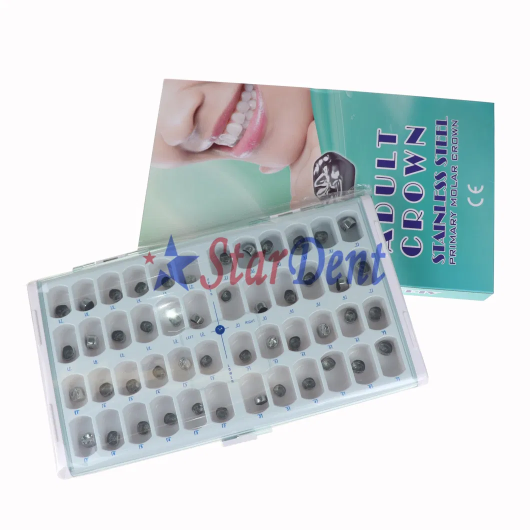 Adult Crown Stainless Steel Sheet Primary Molar Crown Teeth Crowns