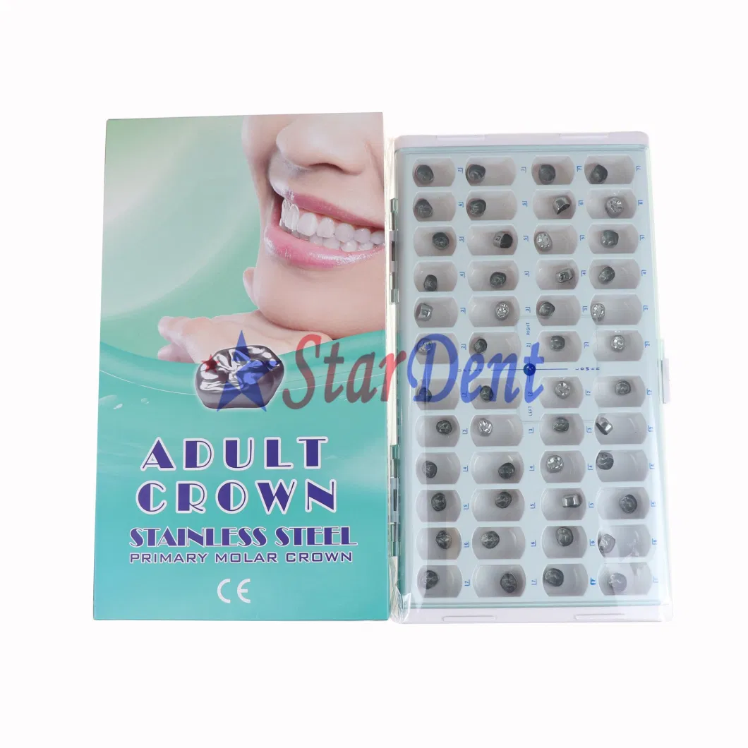 Adult Crown Stainless Steel Sheet Primary Molar Crown Teeth Crowns