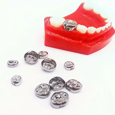 5 個の歯科子供主臼歯歯クラウンステンレス鋼子供小児 48 サイズ